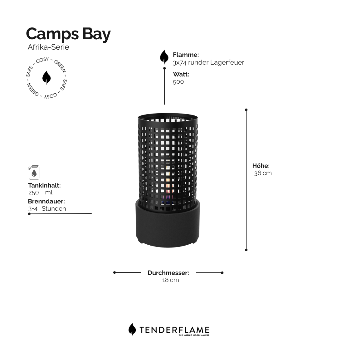 Tischkamin Camps Bay