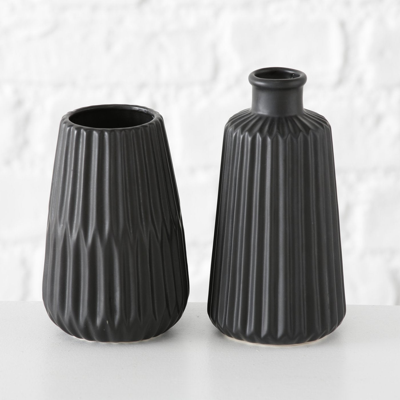 Vase Esko schwarz