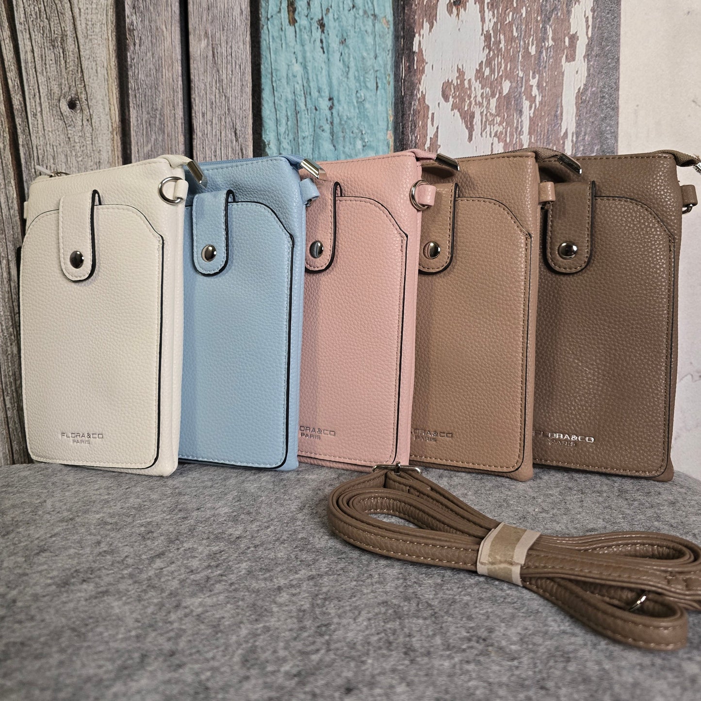 Handytasche zum umhängen in Pastellfarben