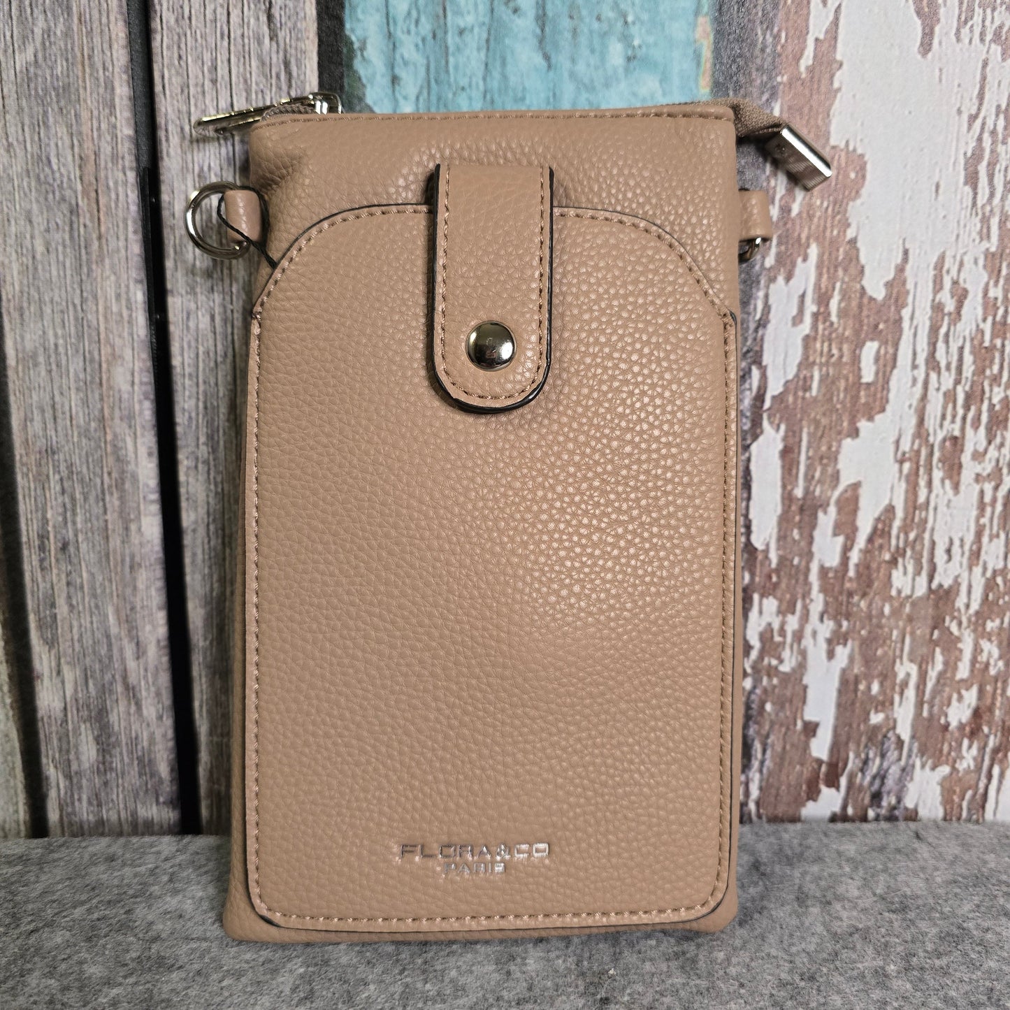 Handytasche zum umhängen in beige