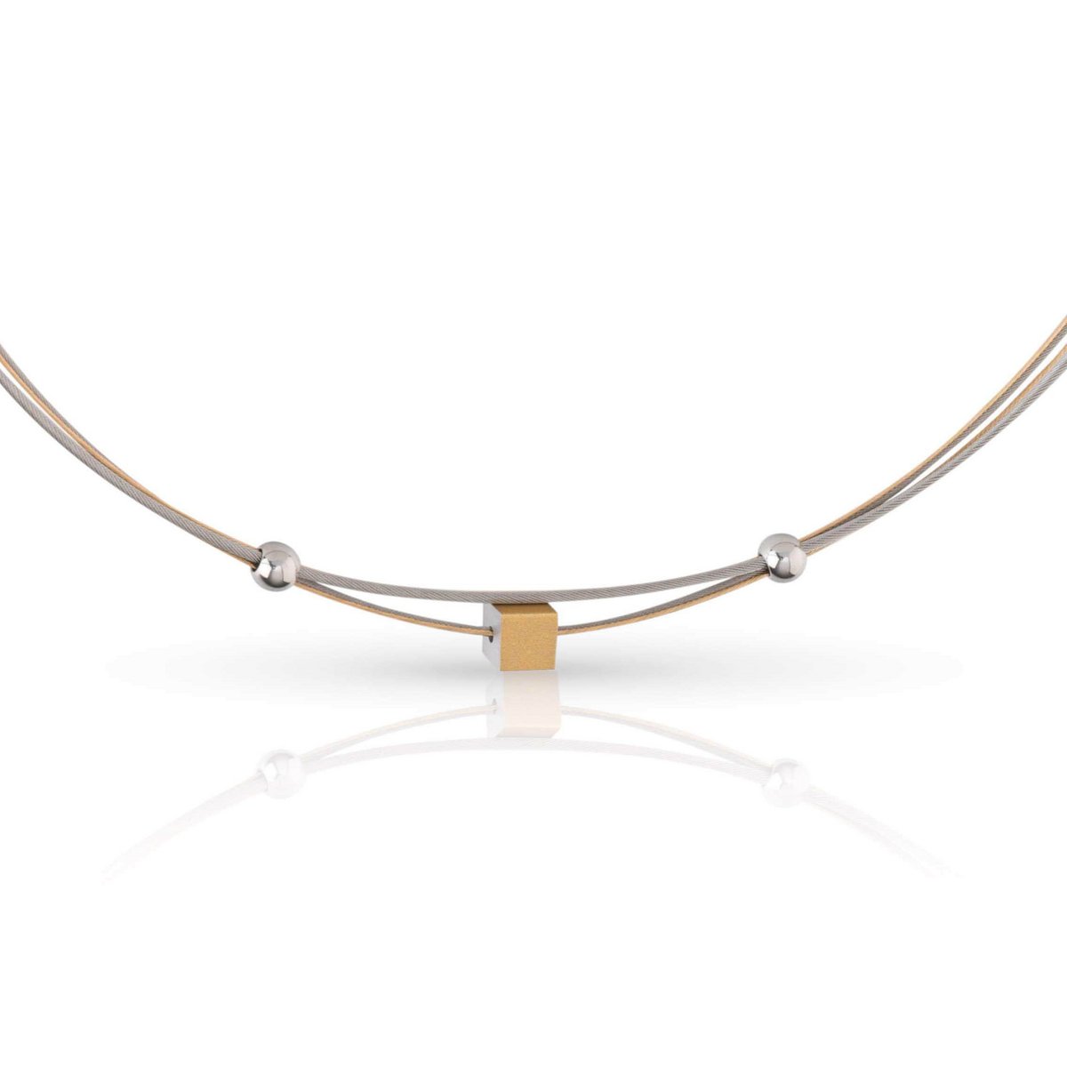 Kette Würfel aus Edelstahl