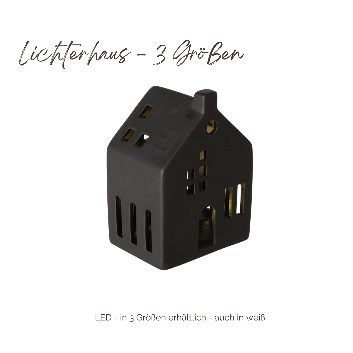 Lichterhaus Hygga - 3 Größen