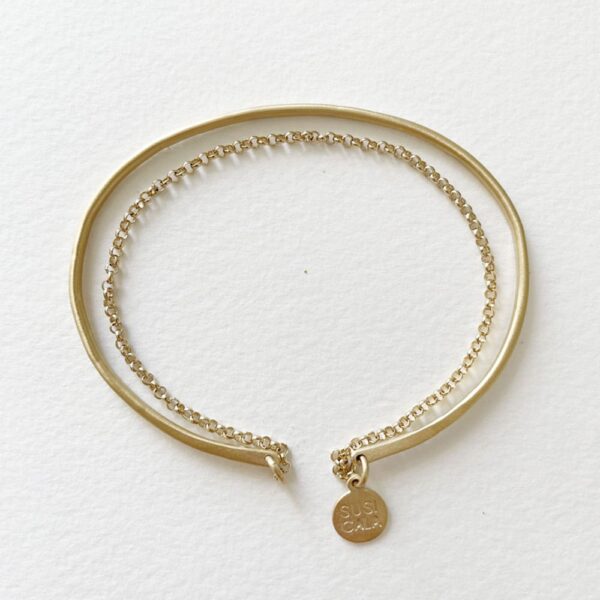 Kettenarmband vergoldetes Sterlingsilber