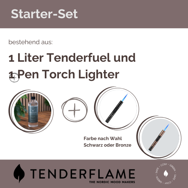 Starter-Set Tenderfuel und Lighter