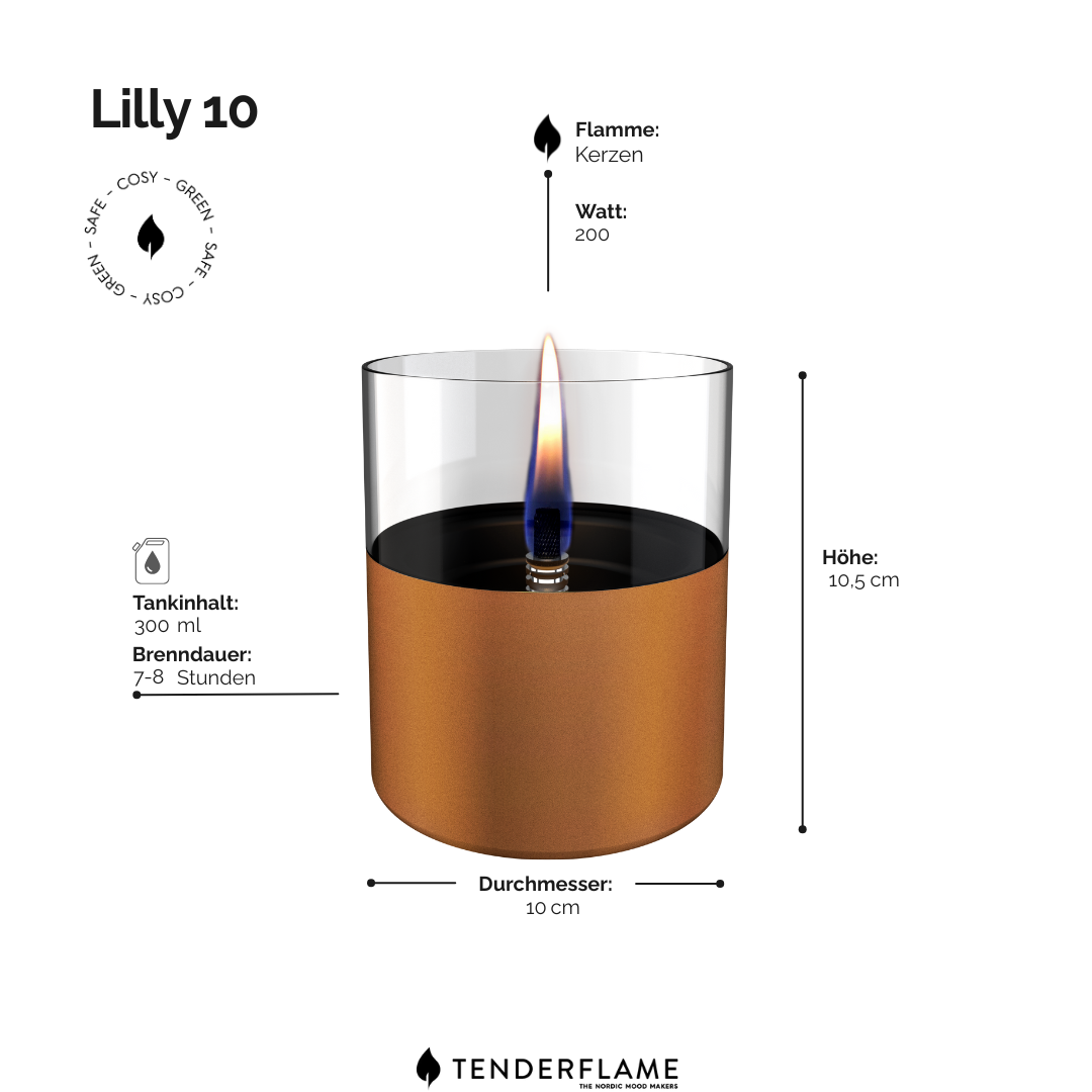 Set Lilly 10 bronze + Tenderfuel