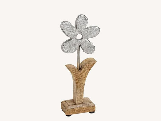 Blume aus Holz