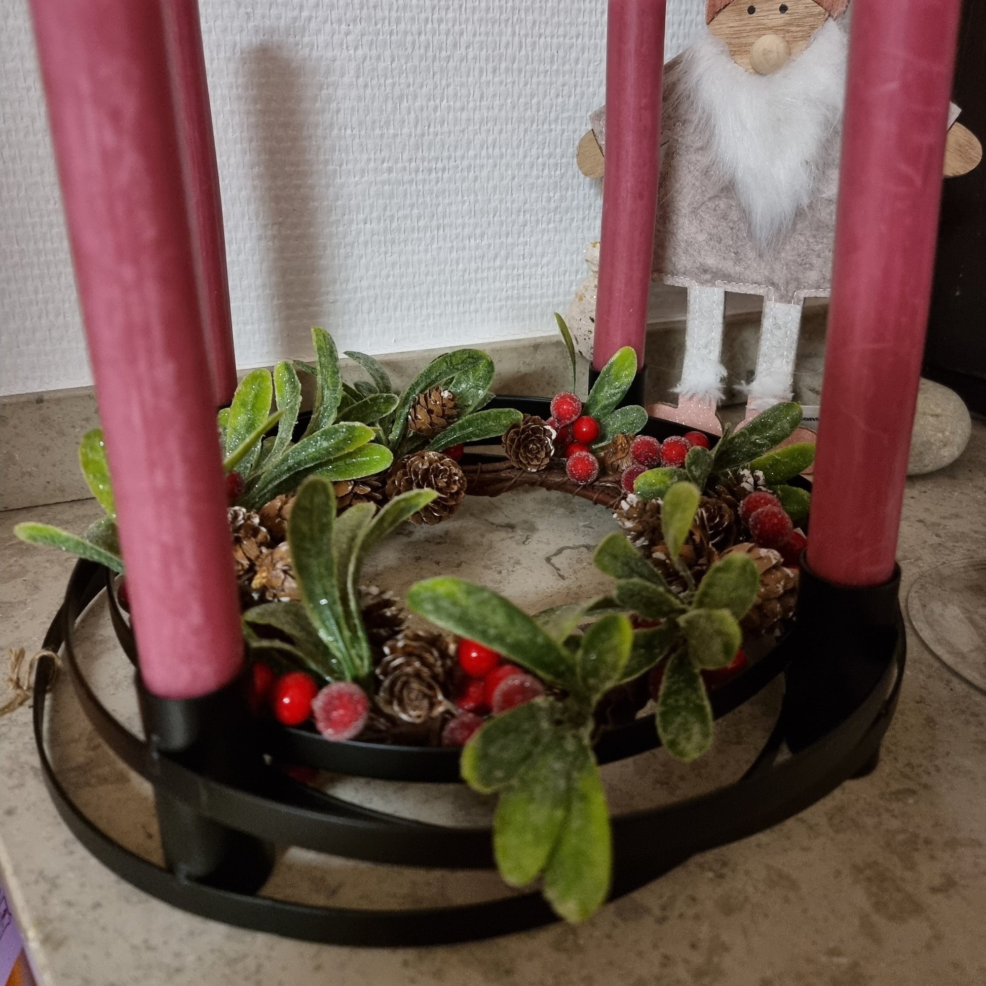 Kerzenständer Advent Kerzenhalter Metallring