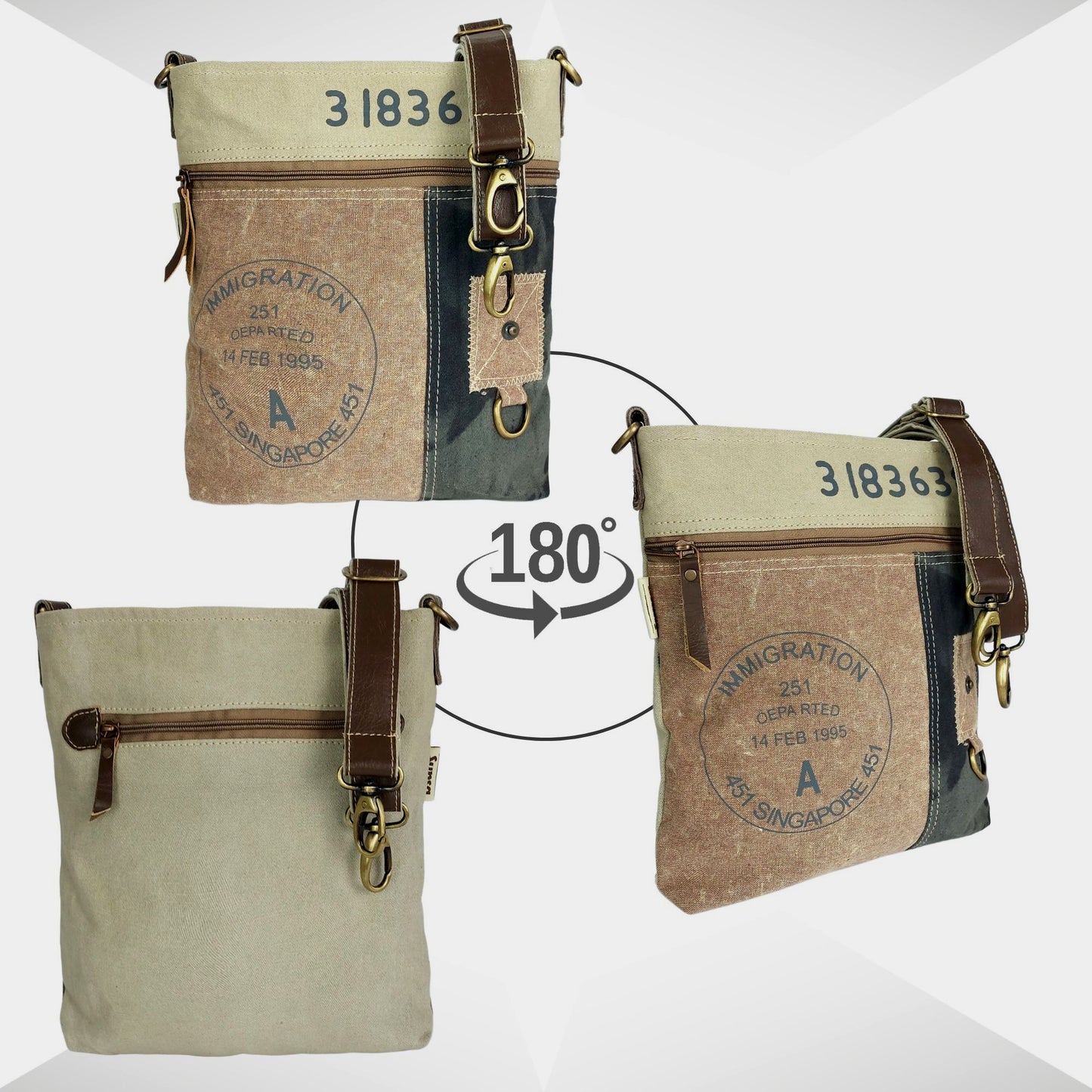 Sunsa Umhängetasche Crossbag