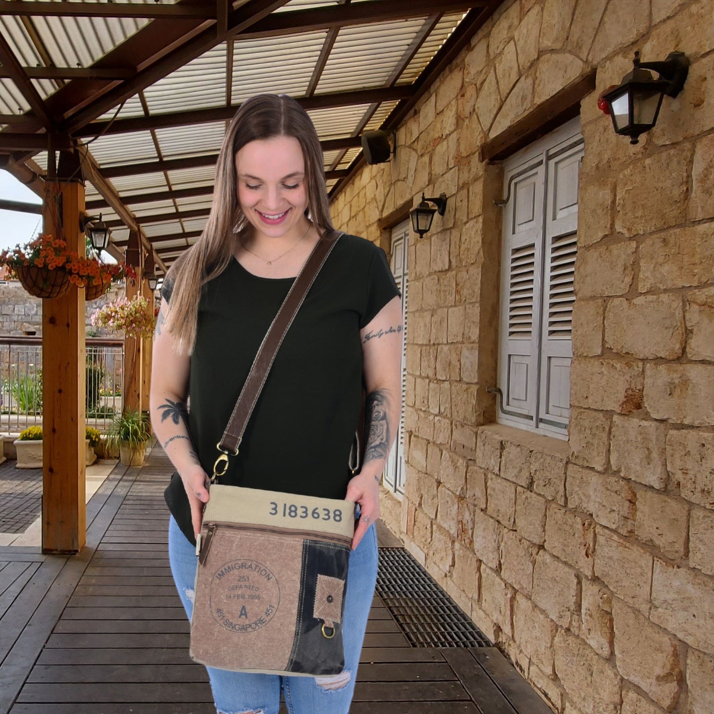 Sunsa Umhängetasche Crossbag
