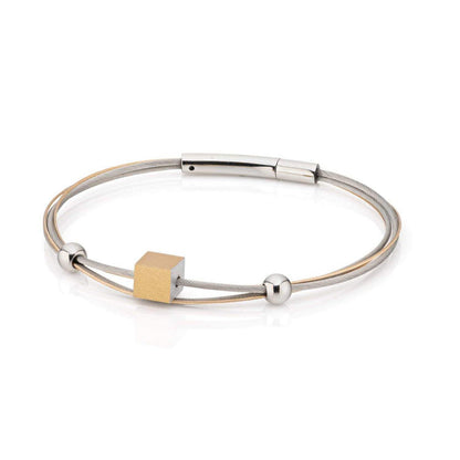 Armband Würfel aus Edelstahl
