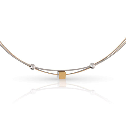 Kette Würfel aus Edelstahl