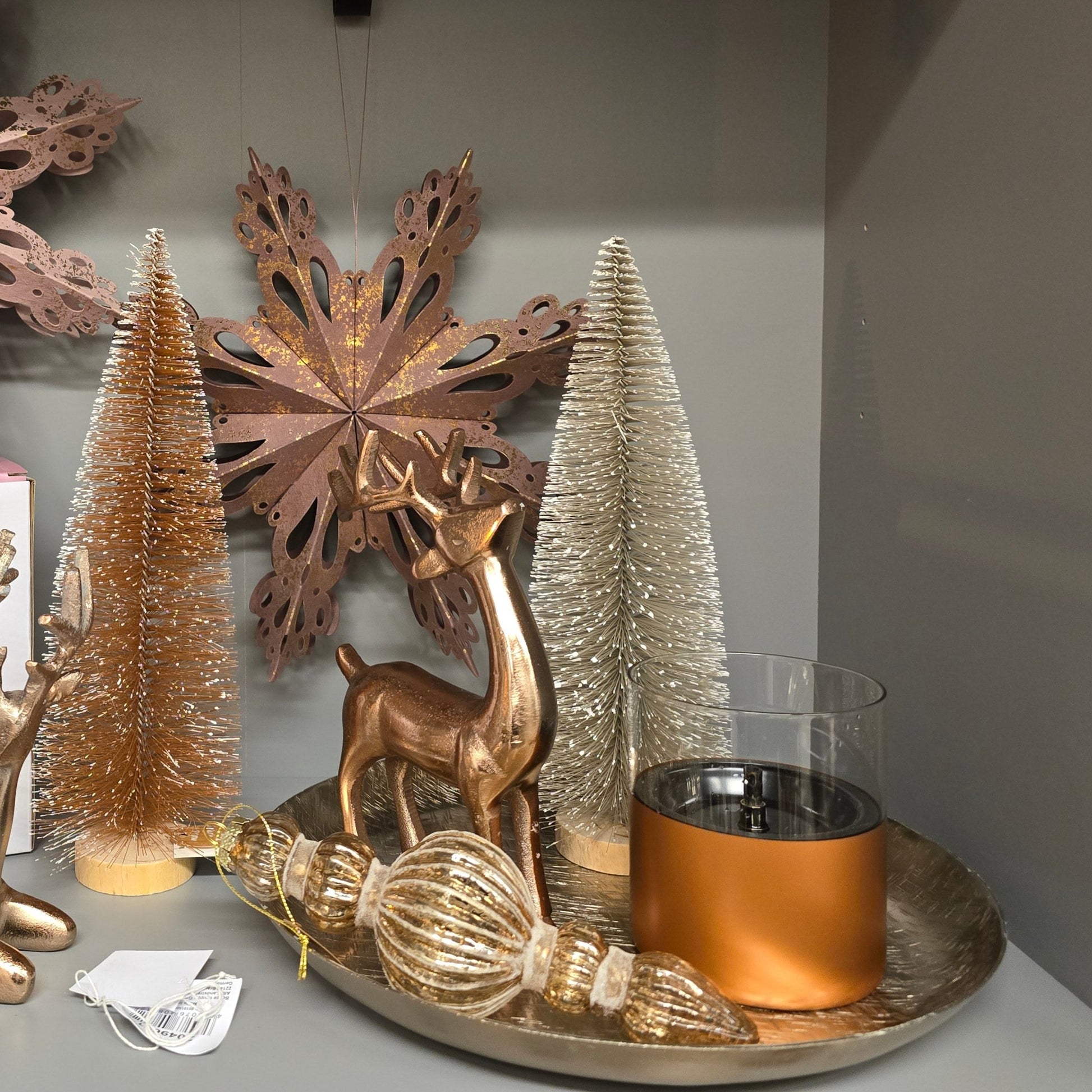 Herbstdeko-Winterdeko-Tablettdeko-rosegold-amber-bronze-Hirsch-Tenderflame_8