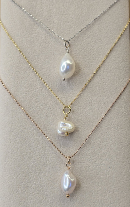 Halskette One Pearl