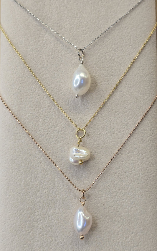 Halskette One Pearl