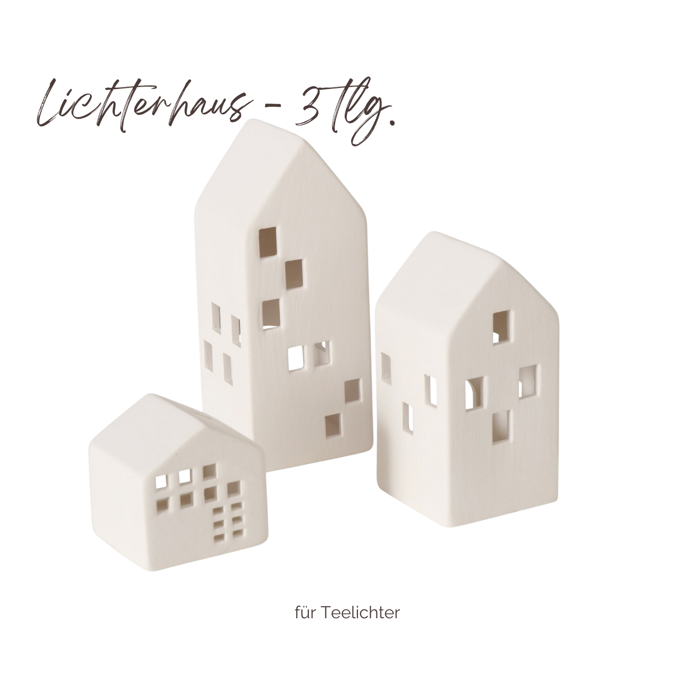 Lichterhaus Hans - 3er Set