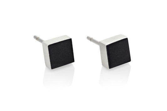Ohrstecker Würfel aus Edelstahl