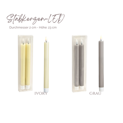 LED Stabkerzen