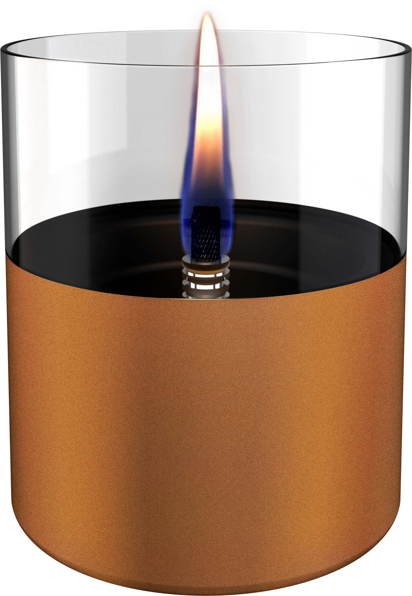 Tischkamin Lilly bronze