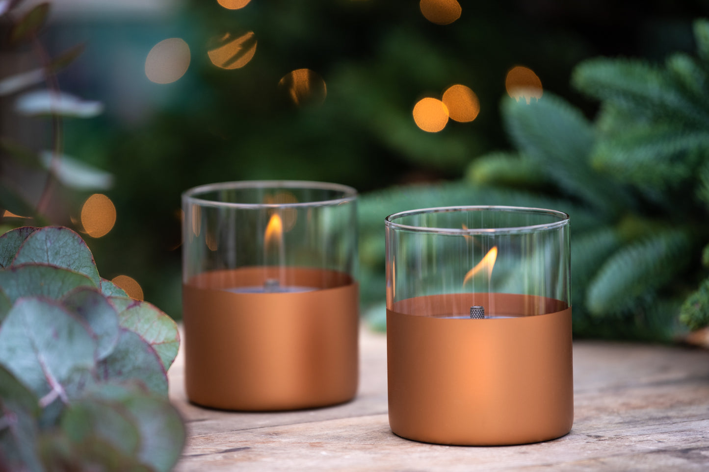 Tischkamin Lilly bronze