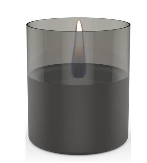 Tischkamin Lilly schwarz Rauchglas