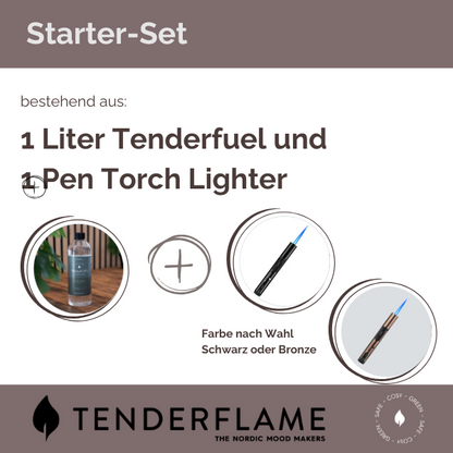 Starter-Set Tenderfuel und Lighter