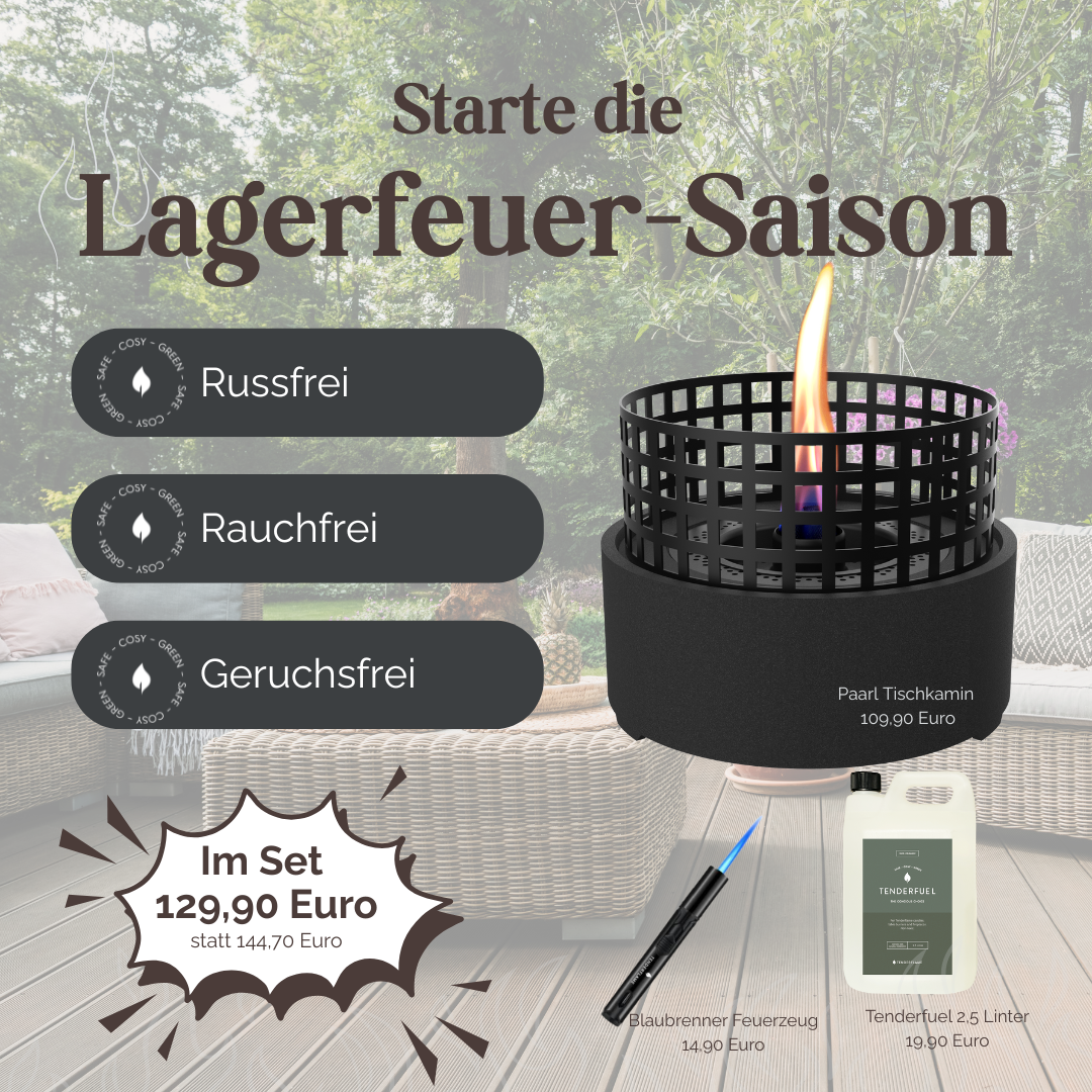 Lagerfeuer-Romantik für deinen Tisch